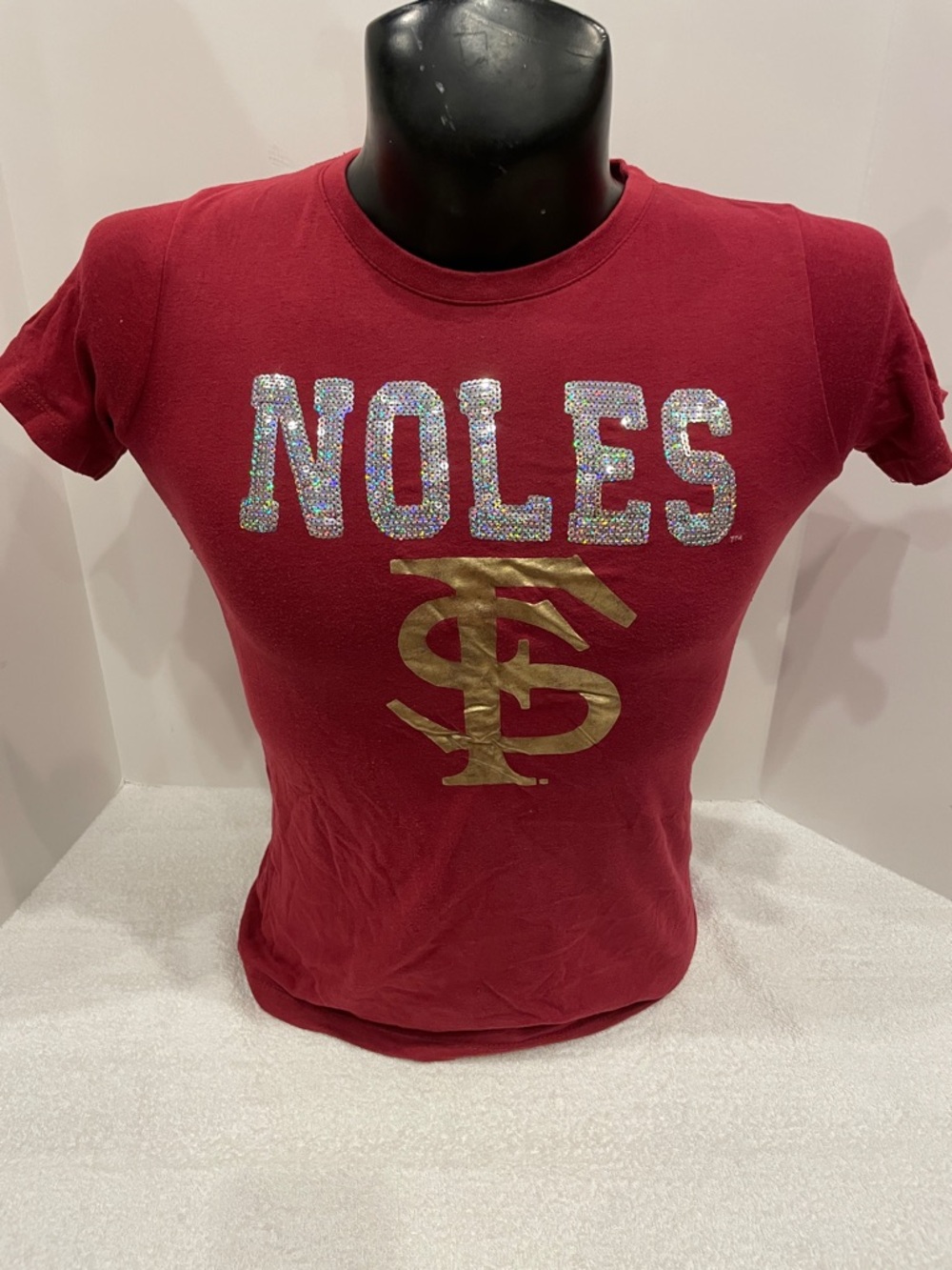Womans FSU Florida State Seminoles Women's Short-Sleeve Crewneck Tee